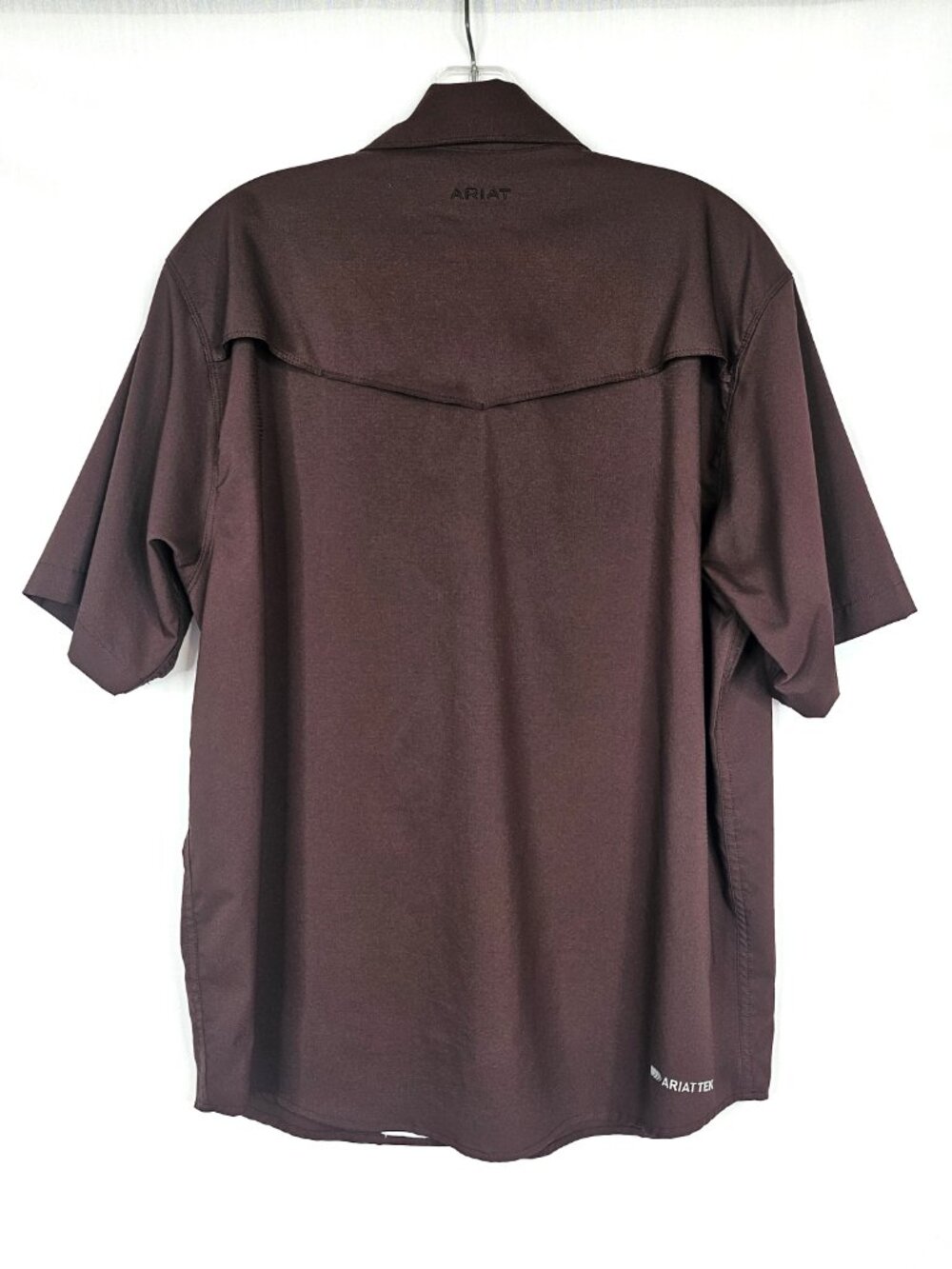 AriatTEK | Snap Shirt Lightweight Western | Brown | Size M - Picture 2 of 14